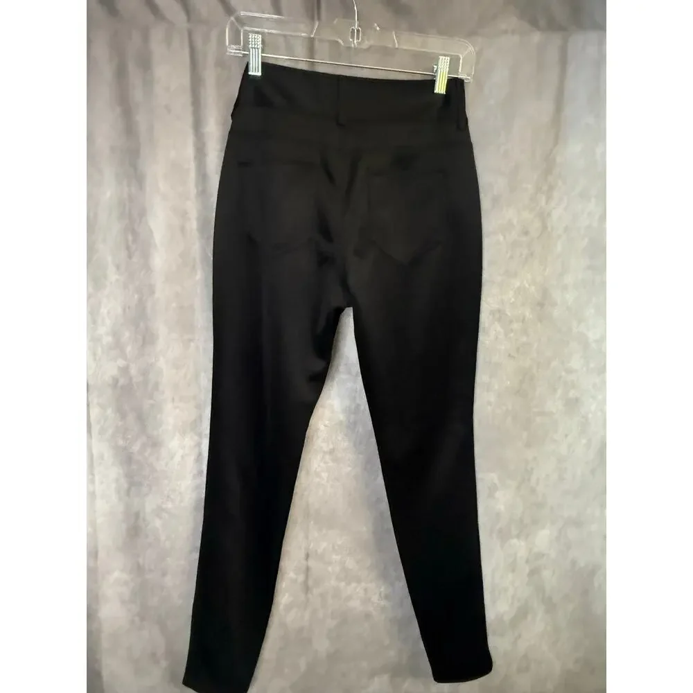 NY&C Tailored Stretch Dress Pants Trousers Satin Style New York & Company - Picture 5 of 9
